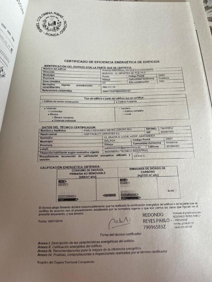 Apartamento Felipe V Ронда Екстер'єр фото